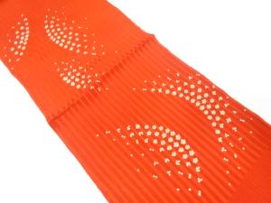 正絹　未使用品　竪絽　夏用帯揚げ